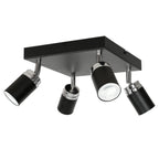 spot Reno black/chrome 4xGU10