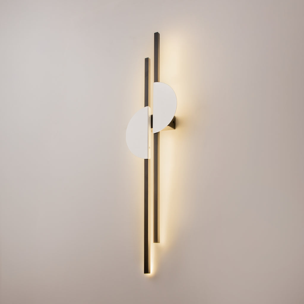 Maytoni Kinkiet Skyline - Aluminium - Czarny MOD179WL-L22W4K1