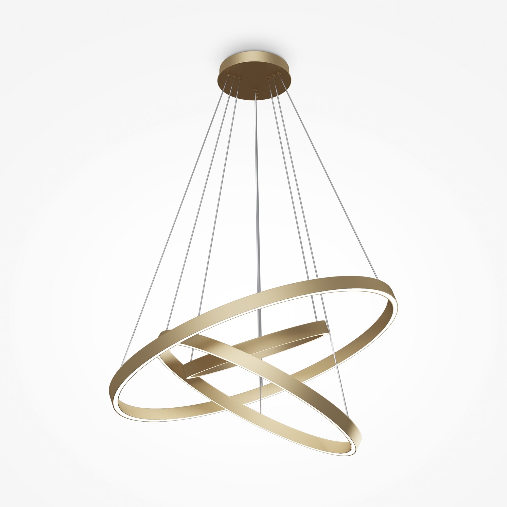 Maytoni Lampa wisząca Rim - Aluminium - Mosiądz MOD058PL-L100BS4K