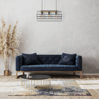 żyrandol Kortez black/wood 3xE27