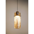 Maxlight Lampa wisząca Signature B - Metal + szkło - Mosiądz + szkło bursztynowe P0602