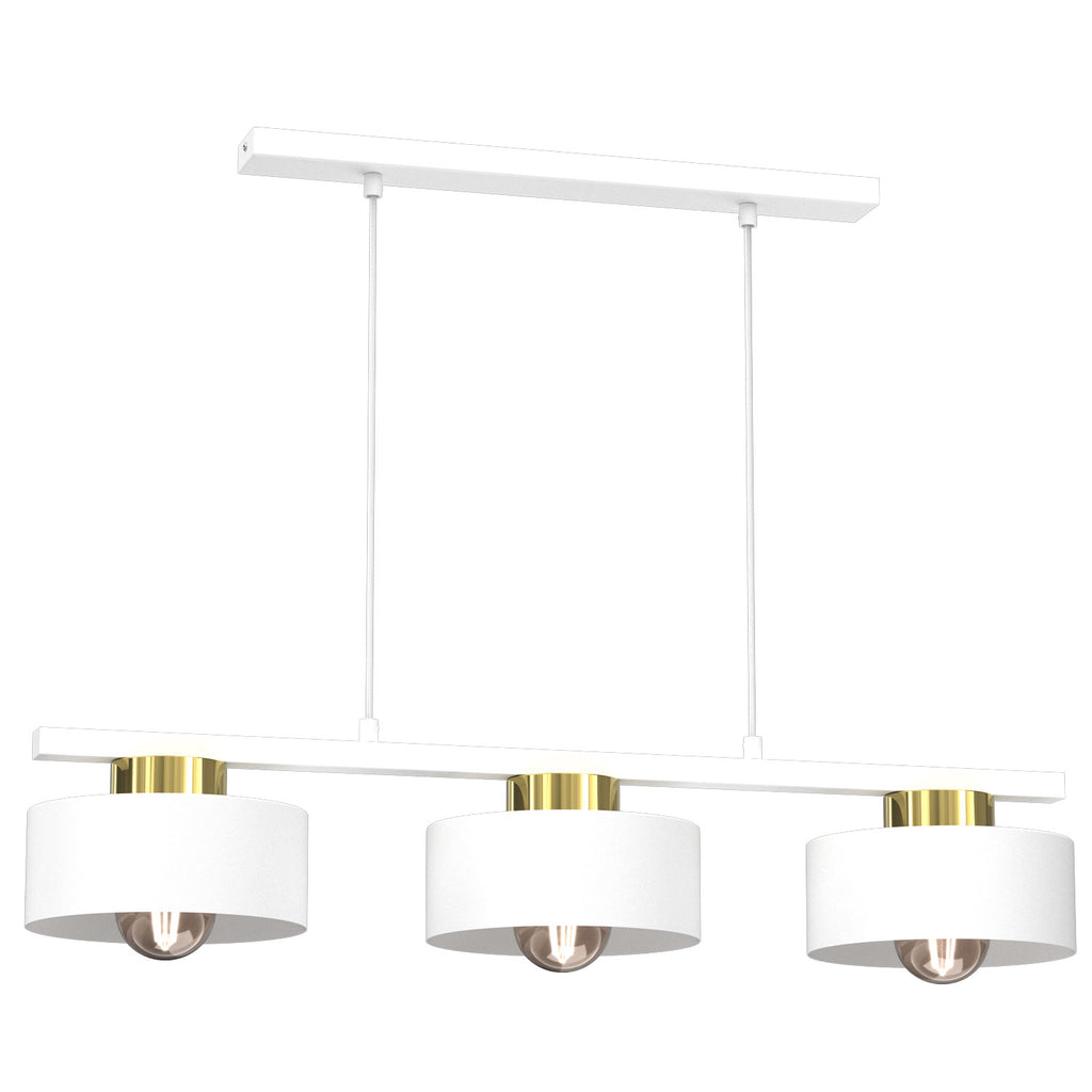 żyrandol Marti white/gold 3xE27