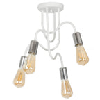 plafon Dow white/chrome 4xE27
