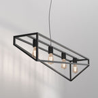 żyrandol Gote black 4xE27