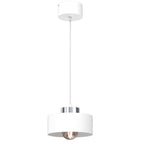 żyrandol Marti white/chrome 1xE27