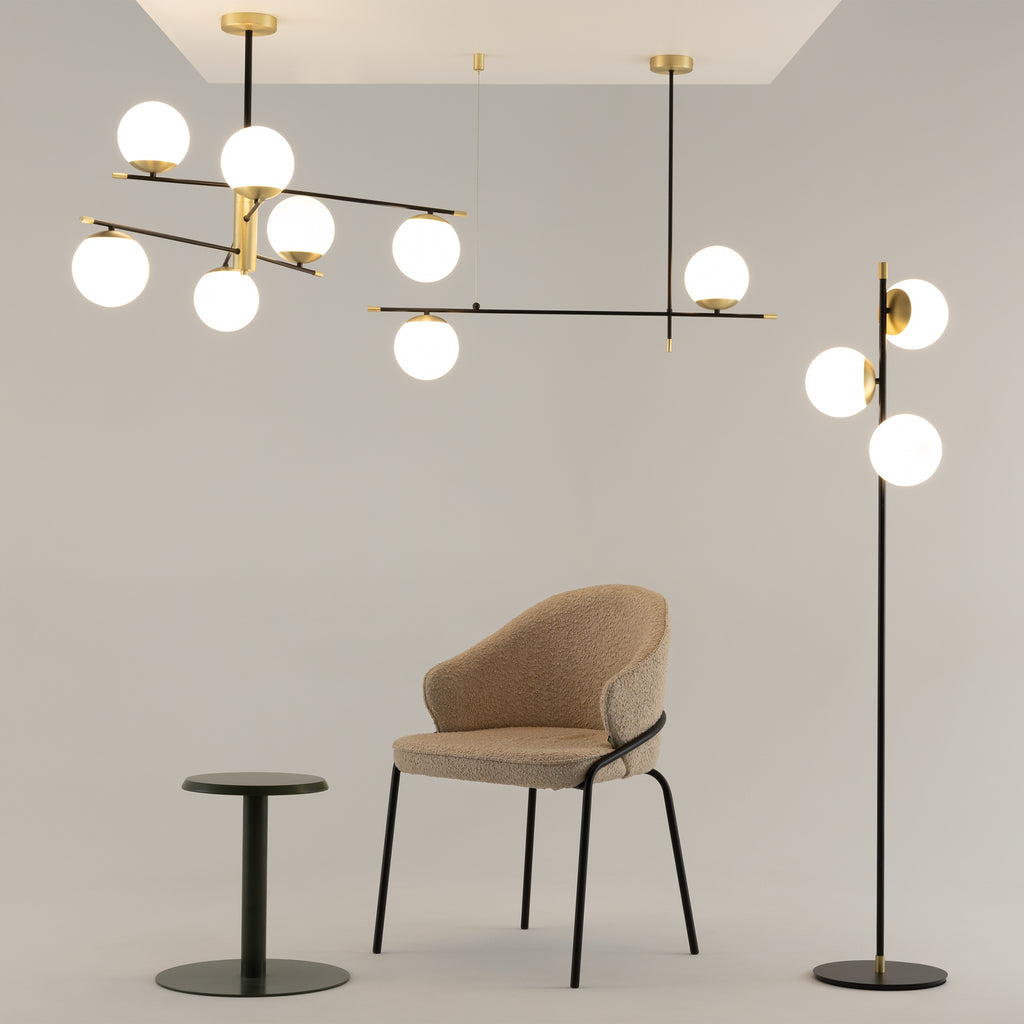 Maytoni Lampa podłogowa Nostalgia - Metal - Czarny MOD048FL-03G