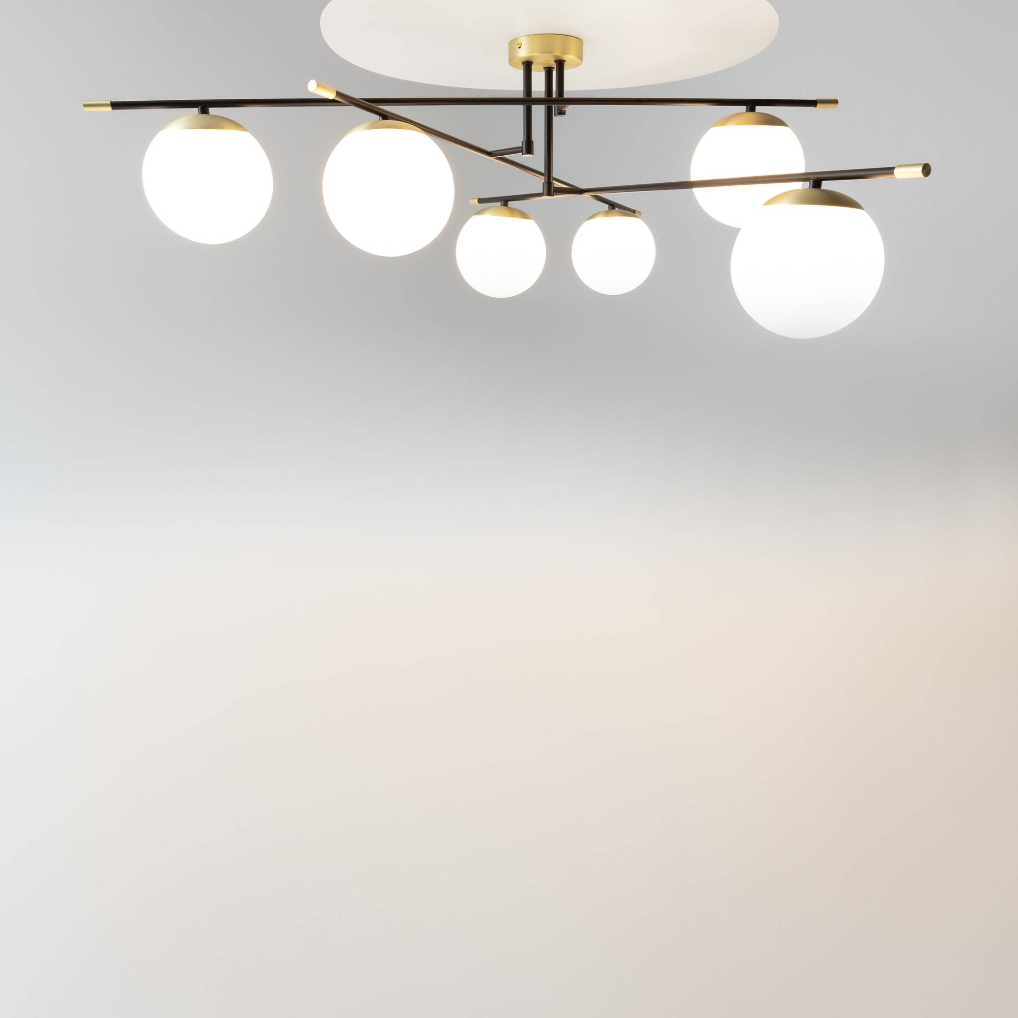 Maytoni Plafon Nostalgia - Metal - Czarny MOD048CL-06G
