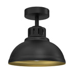 plafon Sven black/gold 1xE27