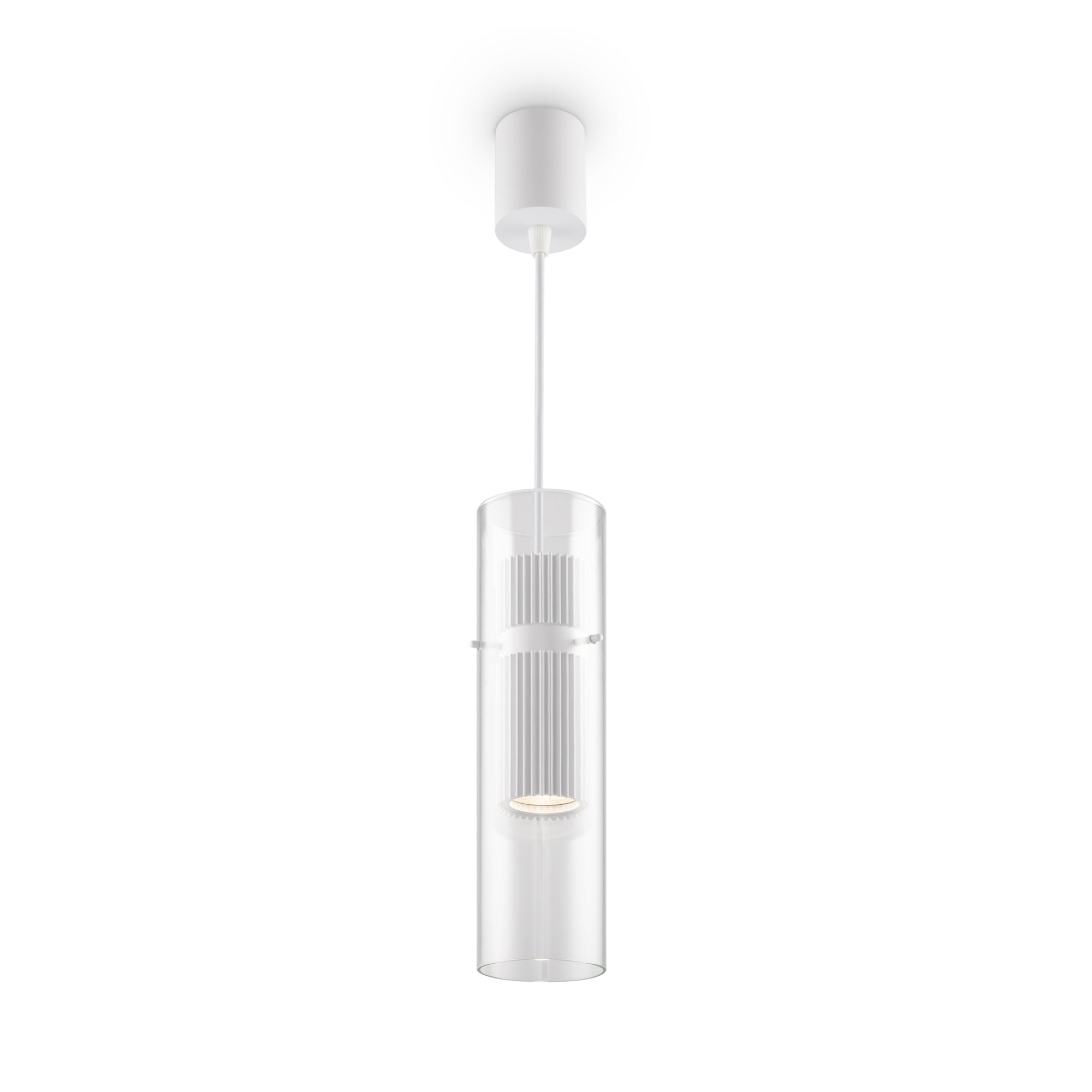 Maytoni Lampa wisząca Dynamics - Aluminium - Biały MOD326PL-01W