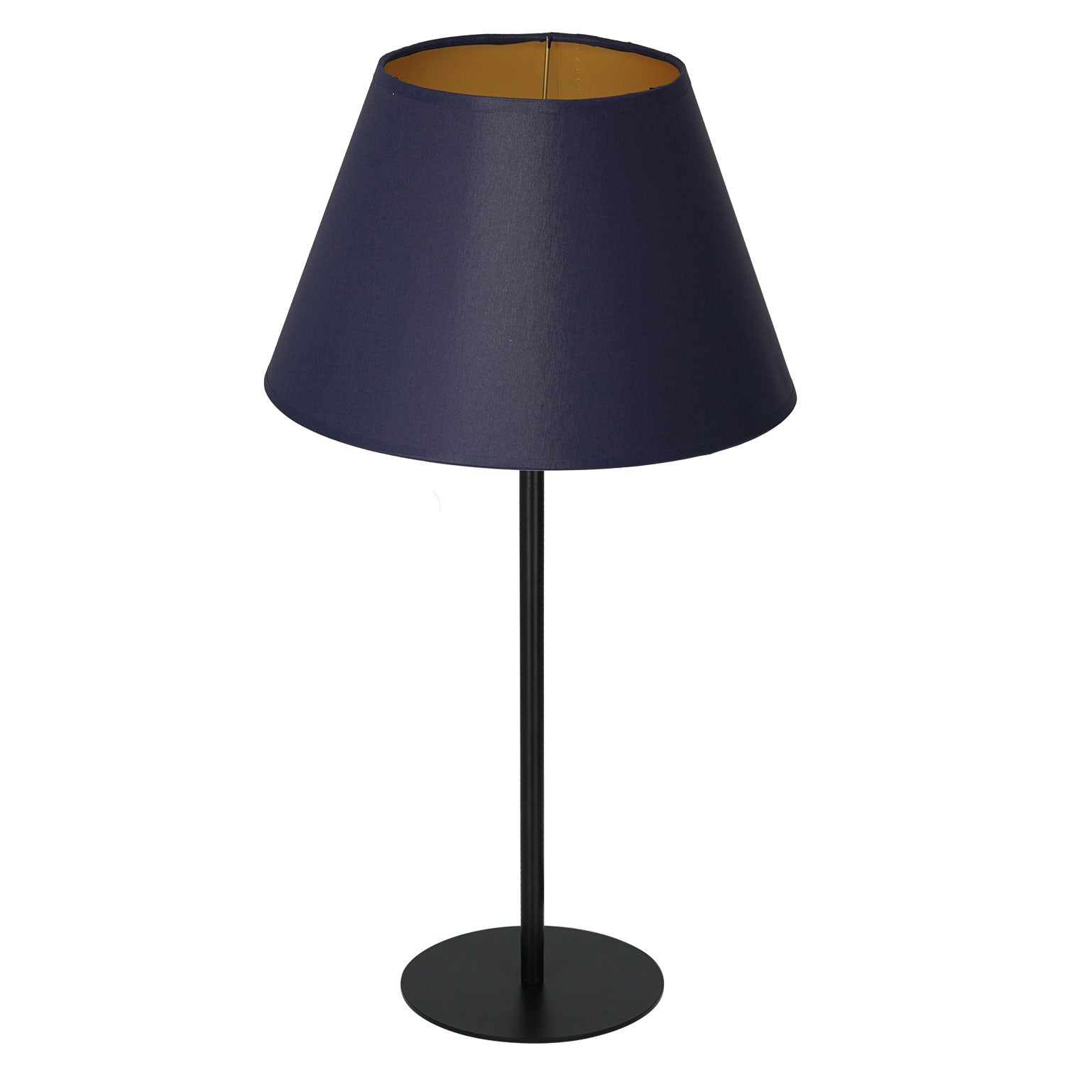 lampka gab. Arden H 58 black, cone shade dia 150/300, h 180 navy blue/gold 1Xe27