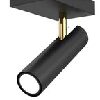 kinkiet/spot Axion black/gold 1xGU10