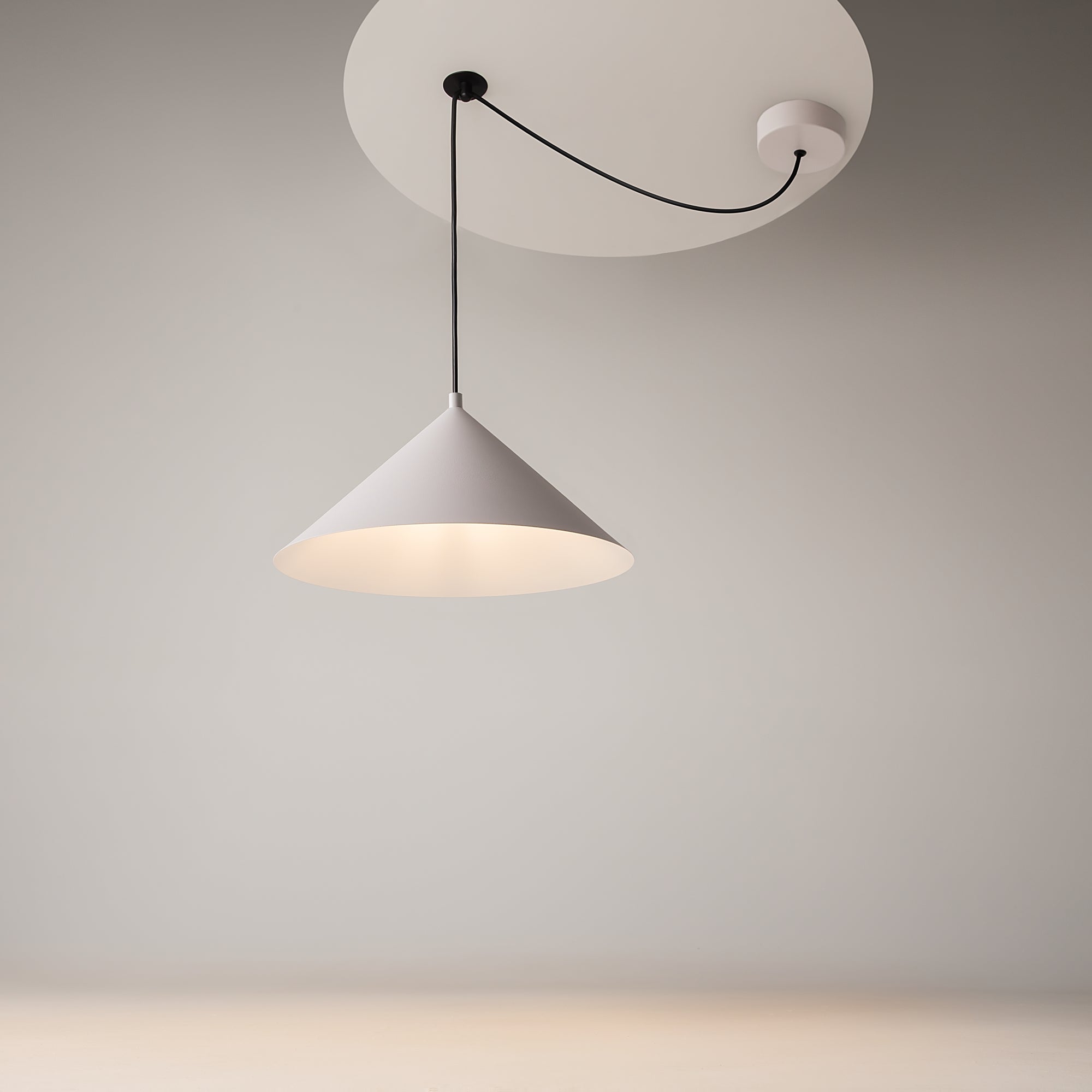 Maytoni Lampa wisząca Basic colors - Metal - Biały MOD167PL-01W