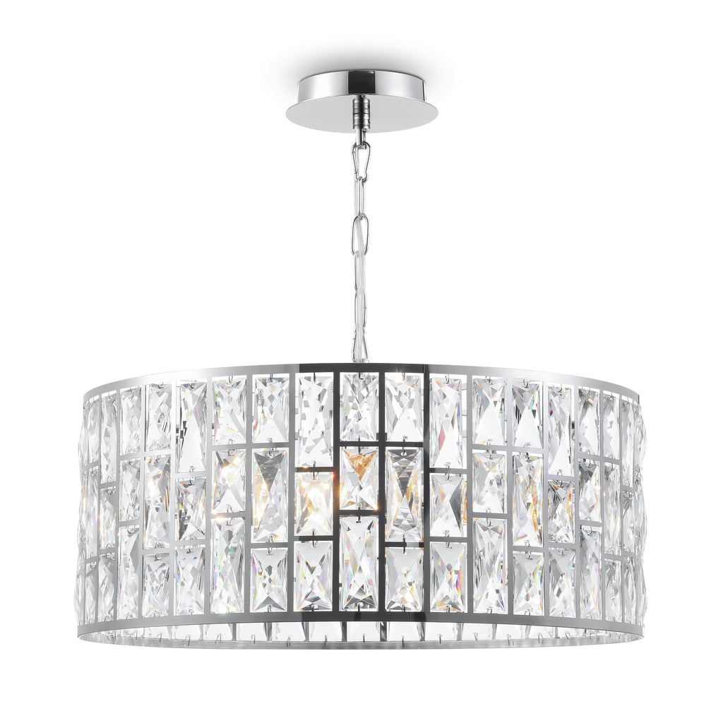 Maytoni Lampa wisząca Gelid - Metal - Chrom MOD184-PL-04-CH