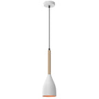 żyrandol Muza white/gold 1xE27