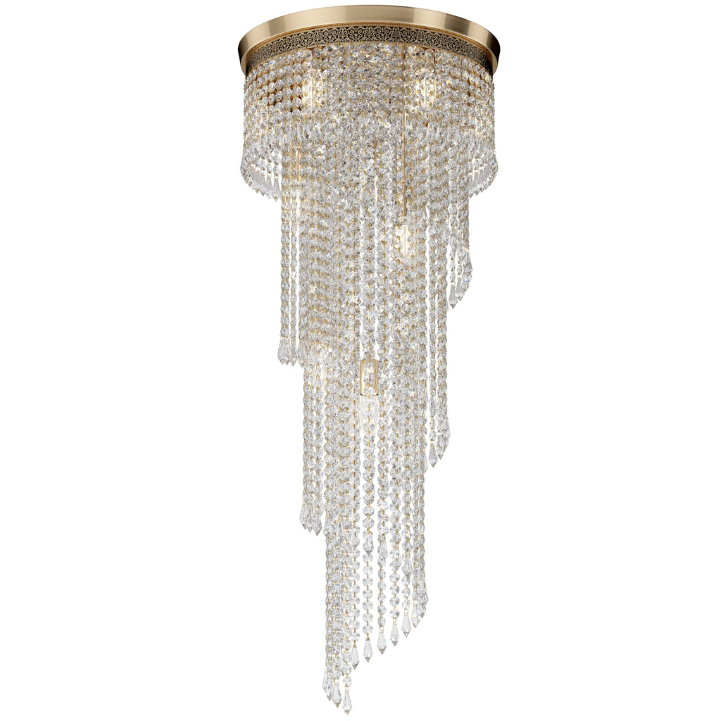 Żyrandol Cascade DIA522-CL-12-G