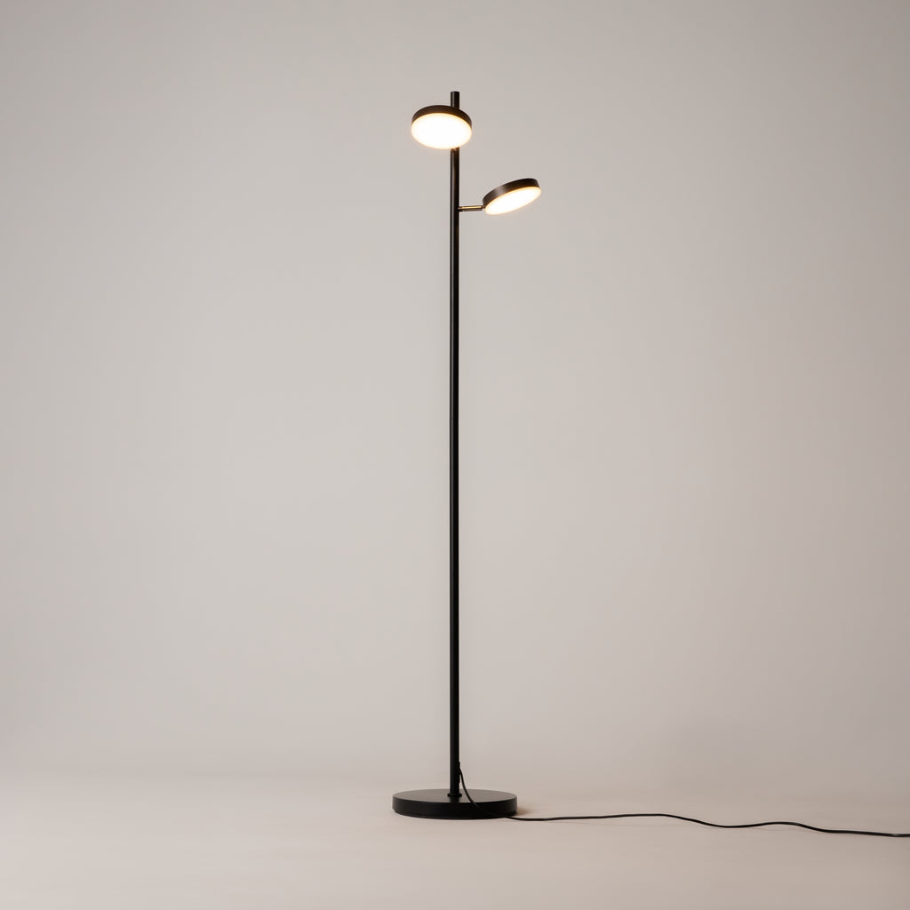 Maytoni Lampa podłogowa Fad - Metal - Czarny MOD070FL-L12B3K