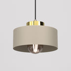 żyrandol Marti beige/gold 1xE27