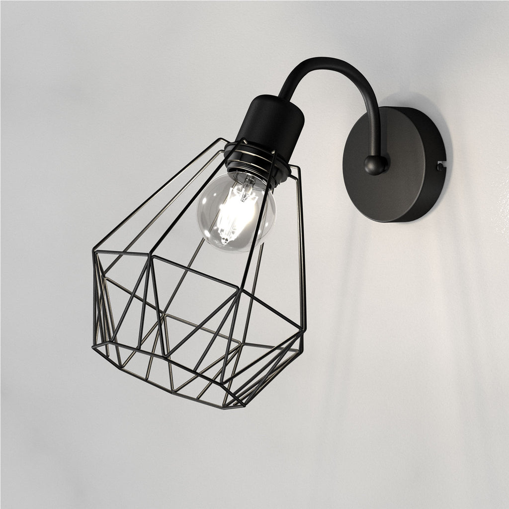 kinkiet Bergen black 1xE27