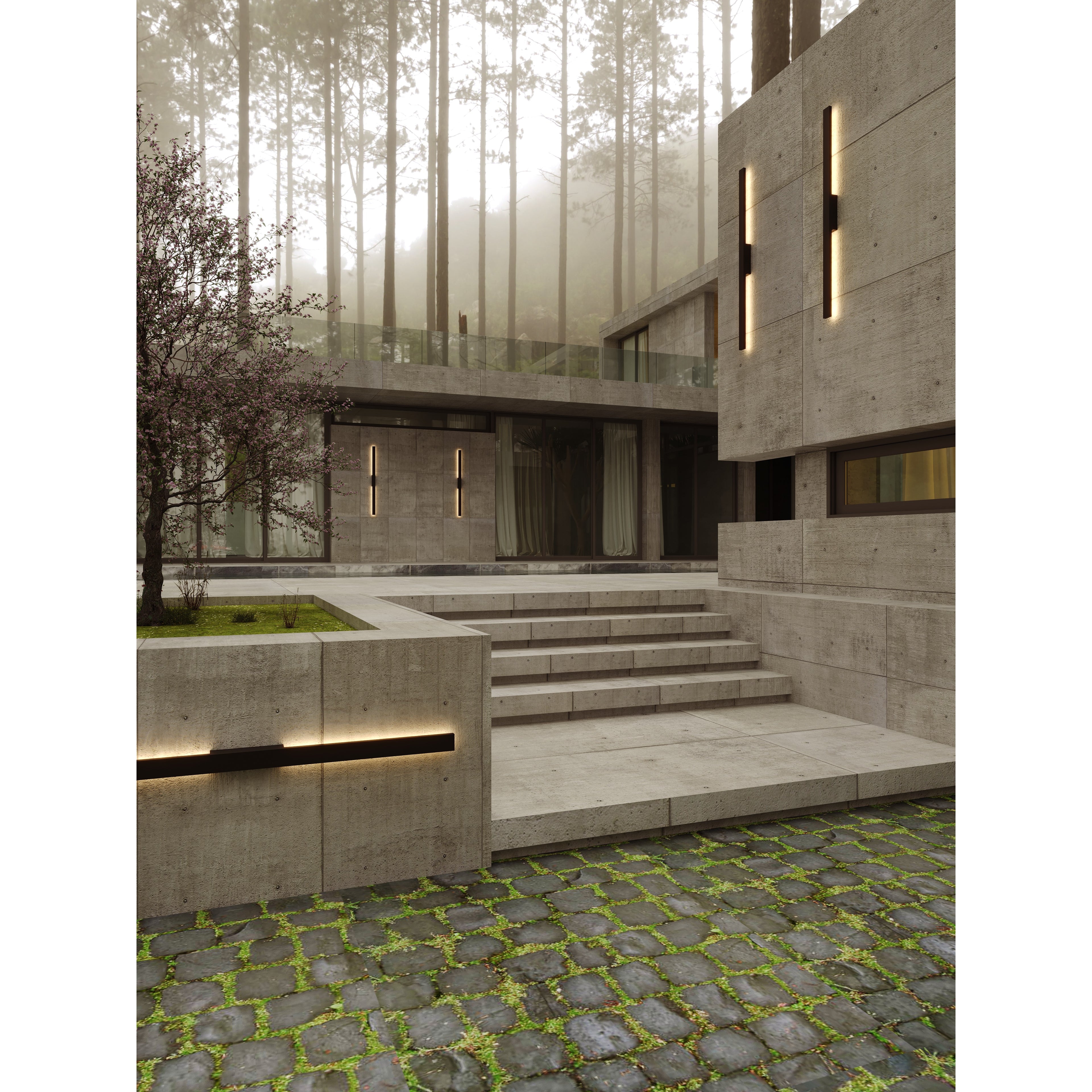 Maxlight Kinkiet Predazzo - Aluminium - Czarny W0461