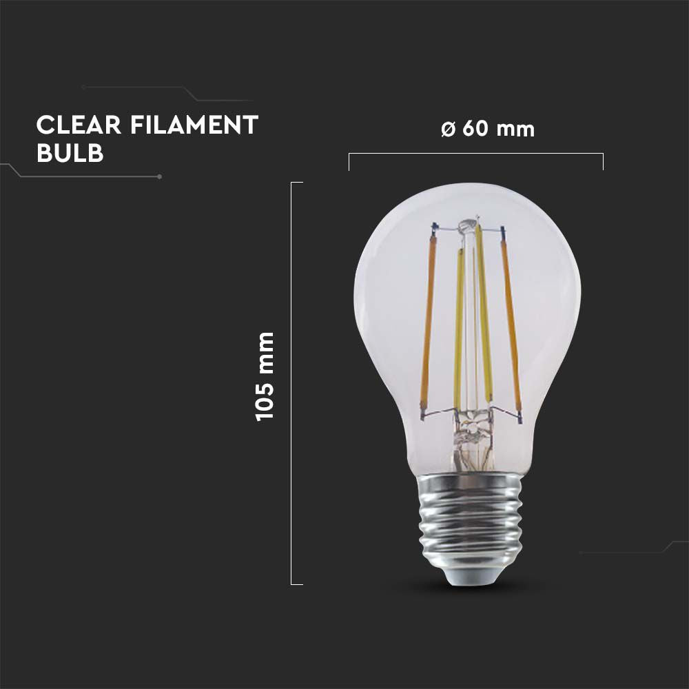 7W A60 Żarówka LED Kompatybilna z Amazon Alexa i Google Home / Barwa: 2700K-6500K / Trzonek:E27