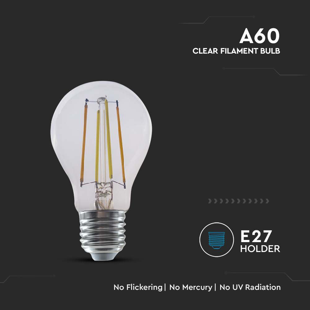 7W A60 Żarówka LED Kompatybilna z Amazon Alexa i Google Home / Barwa: 2700K-6500K / Trzonek:E27