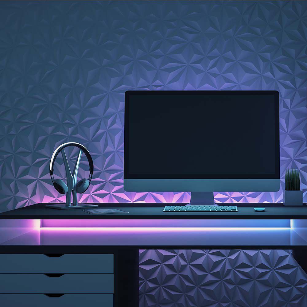 36W NEON FLEX / Barwa:RGB / Zasilanie: 230V / Sterowanie: WiFi+Pilot / Kompatybilny z Amazon Alexa i Google Home / Rolka:5m