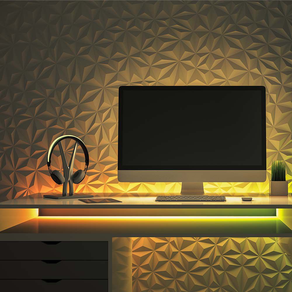 36W NEON FLEX / Barwa:RGB / Zasilanie: 230V / Sterowanie: WiFi+Pilot / Kompatybilny z Amazon Alexa i Google Home / Rolka:5m