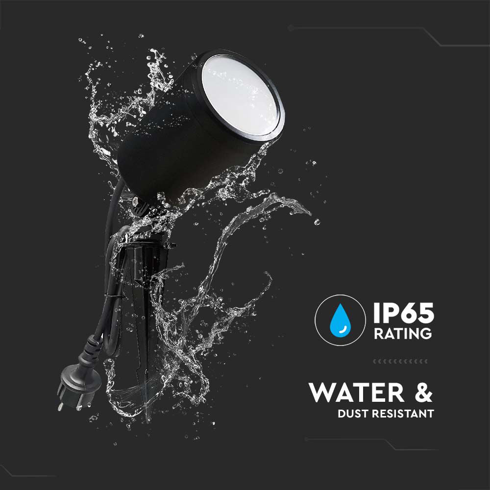 7W Oprawa ogrodowa SPIKE / Sterowanie: WiFi / Kompatybilny z Amazon Alexa i Google Home / Barwa:RGB+3000K-6500K / Obudowa: Czarna