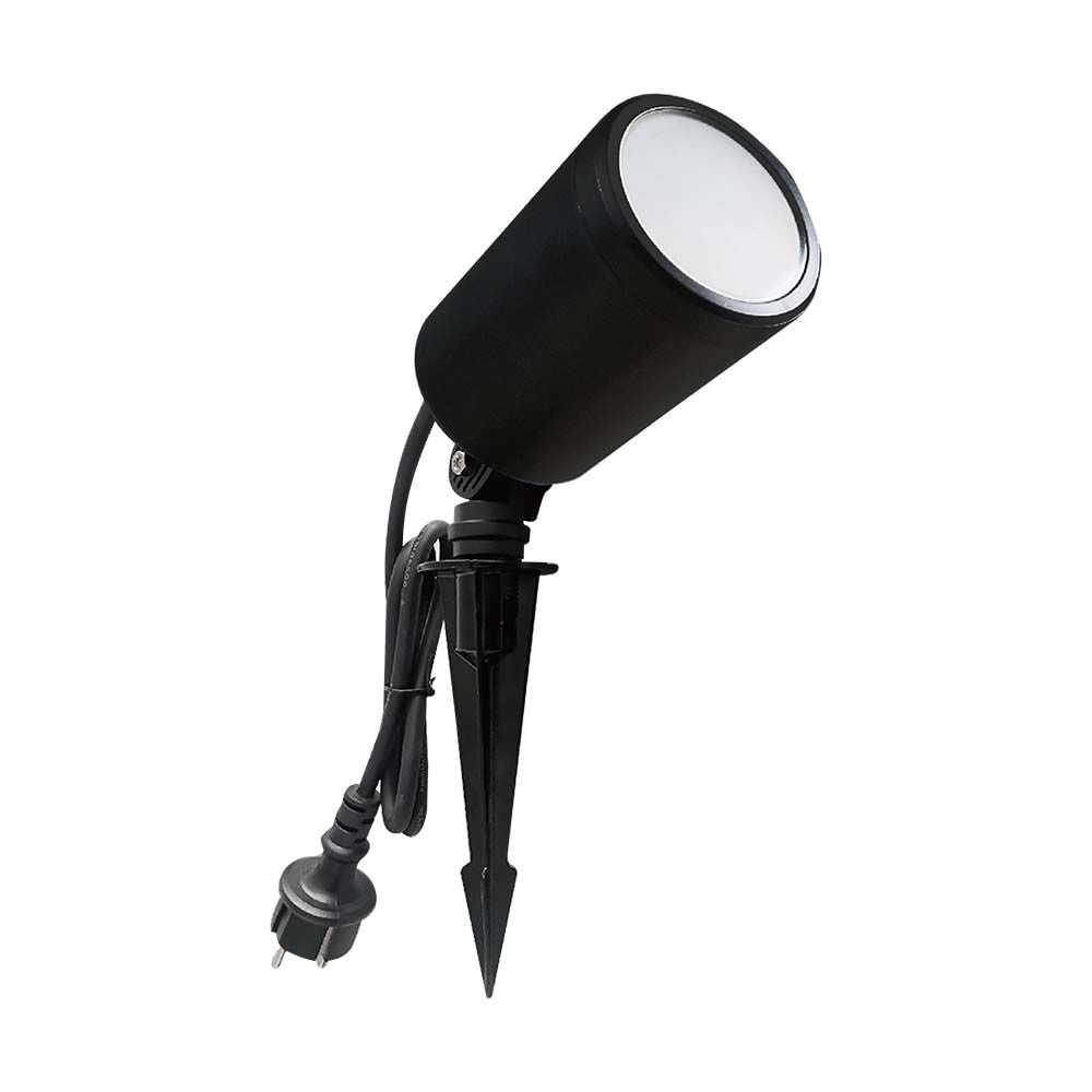 7W Oprawa ogrodowa SPIKE / Sterowanie: WiFi / Kompatybilny z Amazon Alexa i Google Home / Barwa:RGB+3000K-6500K / Obudowa: Czarna