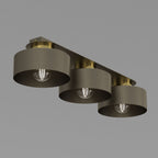 plafon Marti titanium-bronze/gold 3xE27