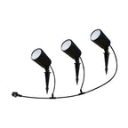 3x7W Oprawa ogrodowa SPIKE / Sterowanie: WiFi / Kompatybilny z Amazon Alexa i Google Home / Barwa:RGB+3000K-6500K / Obudowa: Czarna