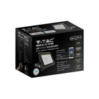 20W Naświetlacz LED SMD z mufą kablową / Sterowanie: WiFi / Kompatybilny z Amazon Alexa i Google Home / Barwa:RGB+3000K-6500K / Obudowa: Czarna