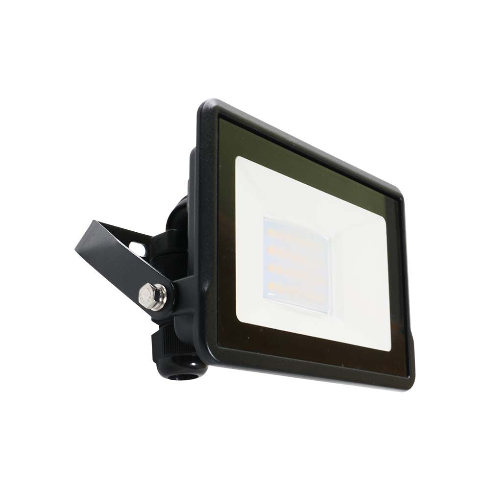 20W Naświetlacz LED SMD z mufą kablową / Sterowanie: WiFi / Kompatybilny z Amazon Alexa i Google Home / Barwa:RGB+3000K-6500K / Obudowa: Czarna