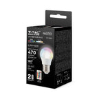 4.8W G45 Żarówka LED sterowana pilotem / Barwa:RGB+3000K / Ściemniana / Trzonek:E27