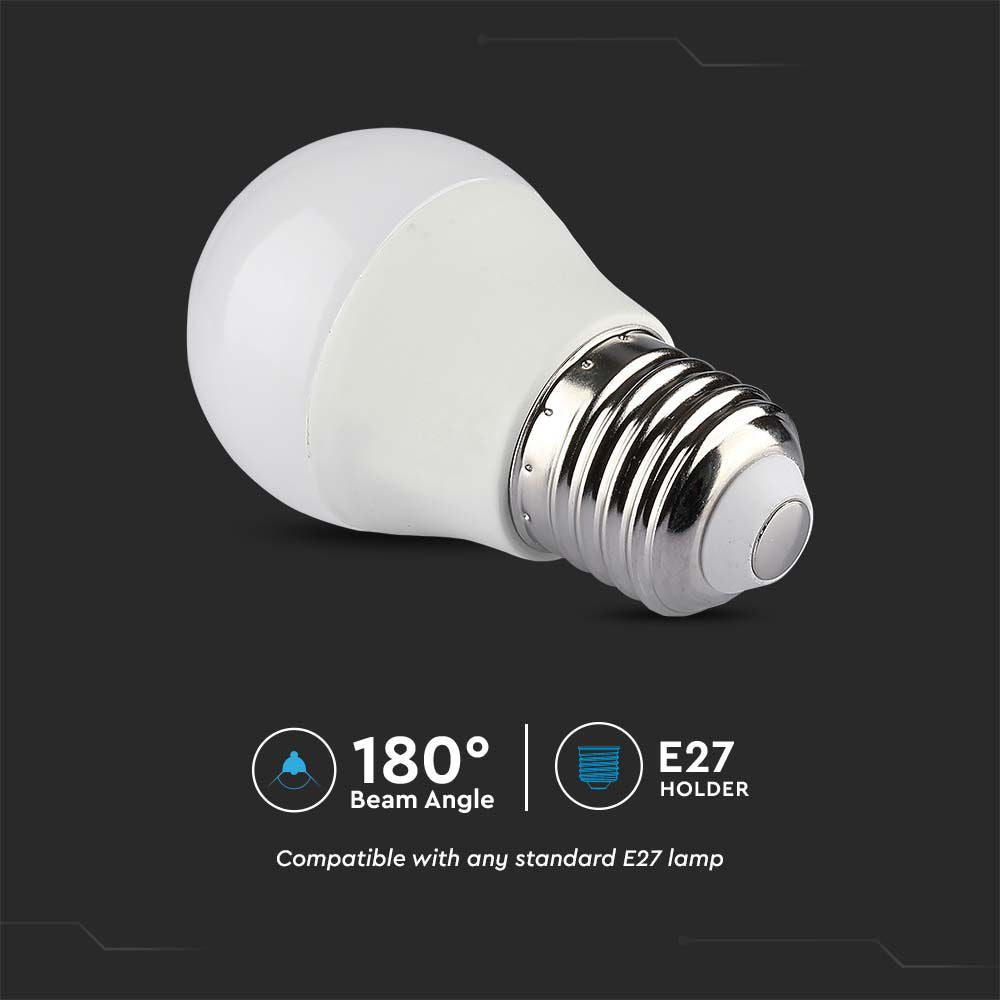 4.8W G45 Żarówka LED sterowana pilotem / Barwa:RGB+3000K / Ściemniana / Trzonek:E27