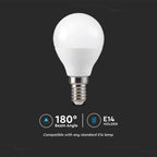 4.8W P45 Żarówka LED sterowana pilotem / Barwa:RGB+3000K / Ściemniana / Trzonek:E14