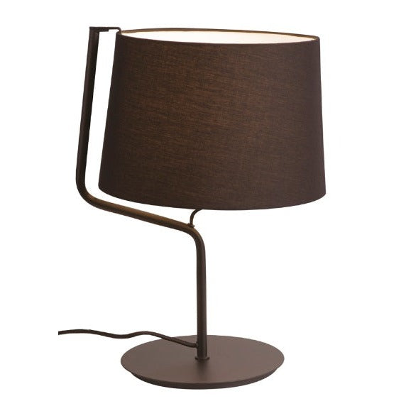 Maxlight Lampa stołowa Chicago - Metal + tkanina - Czarny T0029