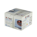 Oprawa / Trzonek:GU10 / Gips / Ecru-Chrom / Kwadratowa