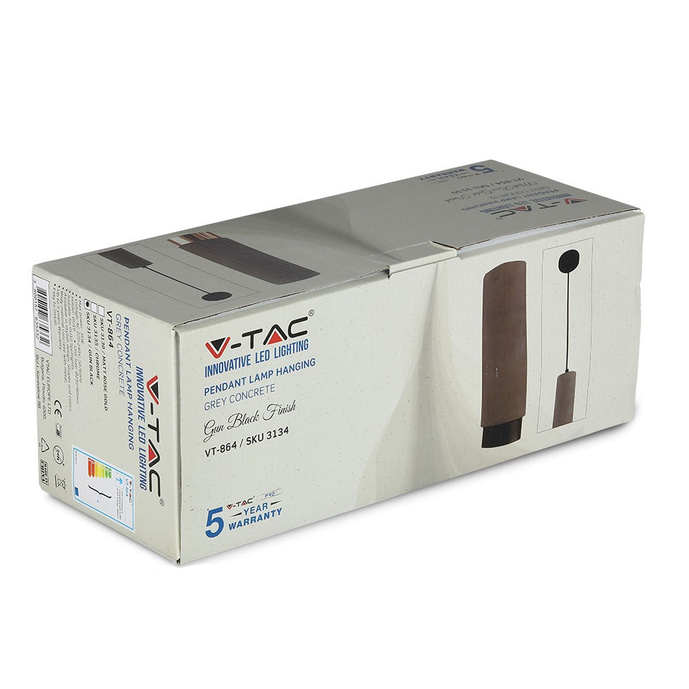 Oprawa / Trzonek:GU10 / Gips/Czarny