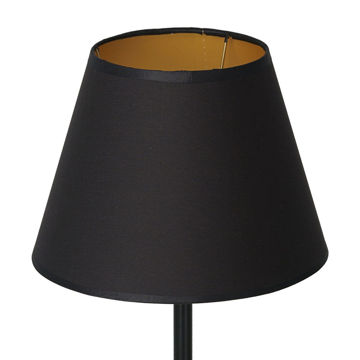 lampka gab. Arden H 34 black, cone shade dia 130/200, h 150 black/gold 1xE27