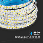 2835 Taśma LED / Chip SAMSUNG / Barwa:3000K / IP20 / Zasilanie: 24V / Rolka:10m