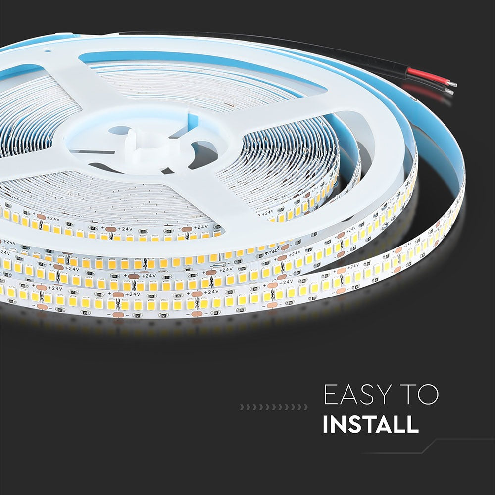 2835 Taśma LED / Chip SAMSUNG / Barwa:6400K / IP20 / Zasilanie: 24V / Rolka:10m