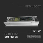 120W Zasilacz LED / Zasilanie:12V 10A / IP20