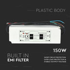 150W Zasilacz LED / Zasilanie:12V 12.5A / IP67