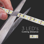 2835 Taśma LED / Chip SAMSUNG / Barwa:6500K / IP20 / Zasilanie: 12V / Rolka:5m