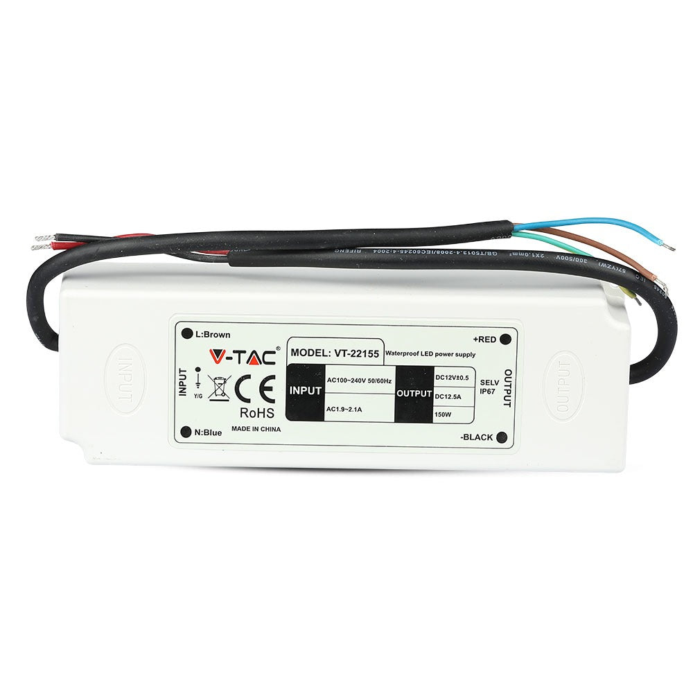150W Zasilacz LED / Zasilanie:12V / IP67 / 5 Lat gwarancji