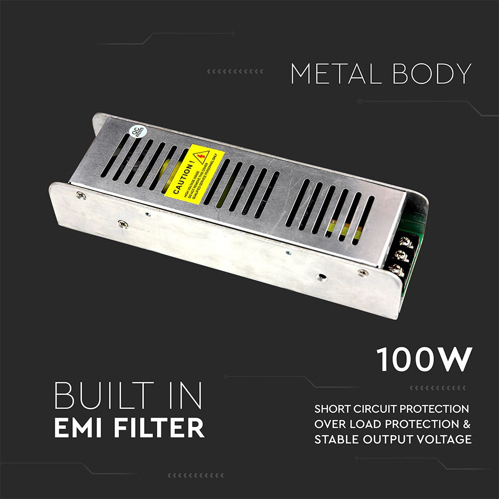 100W Zasilacz LED / Ściemniana / Zasilanie:12V 8.5A / IP20