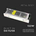 150W Zasilacz LED / Ściemniana / Zasilanie:12V 12.5A / IP20