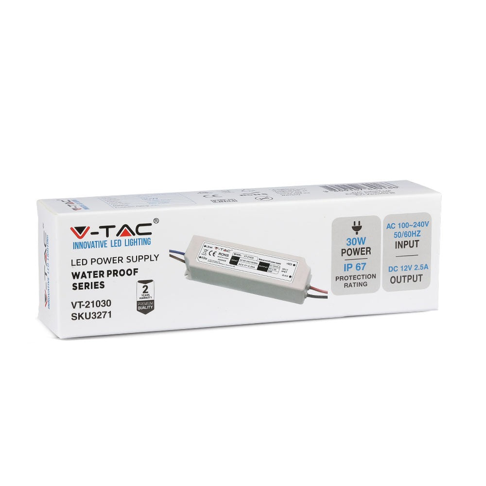 30W Zasilacz LED / Zasilanie:12V / IP67