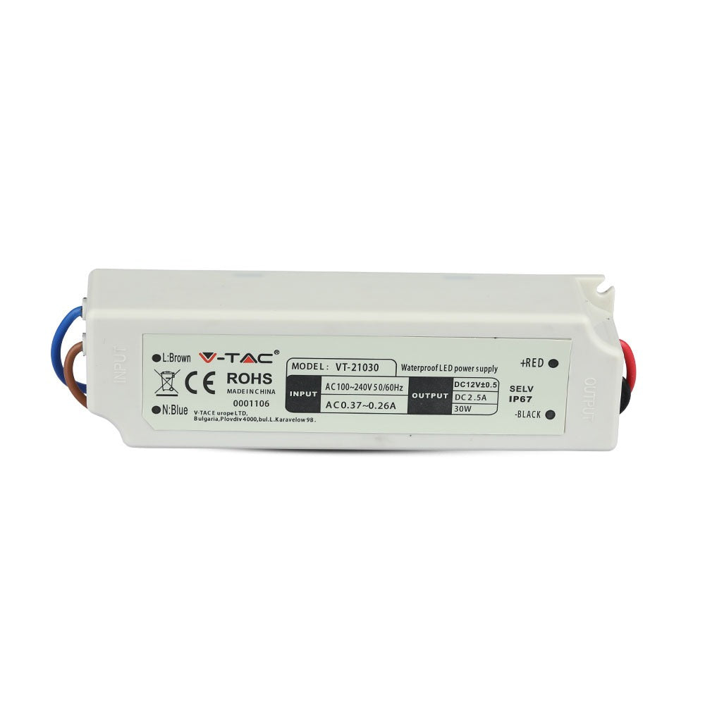 30W Zasilacz LED / Zasilanie:12V / IP67